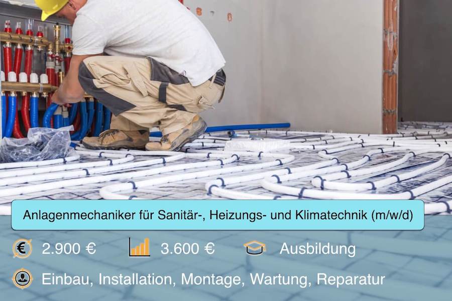 Anlagenmechaniker für Sanitär-, Heizungs- und Klimatechnik