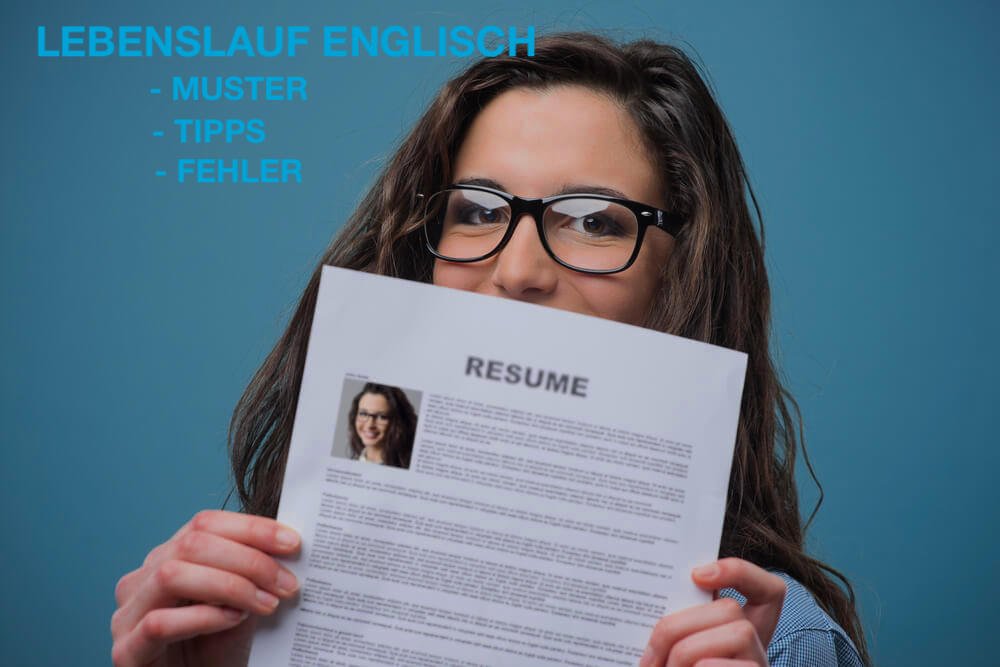 Lebenslauf auf Englisch: Muster und Tipps für CV und Resume
