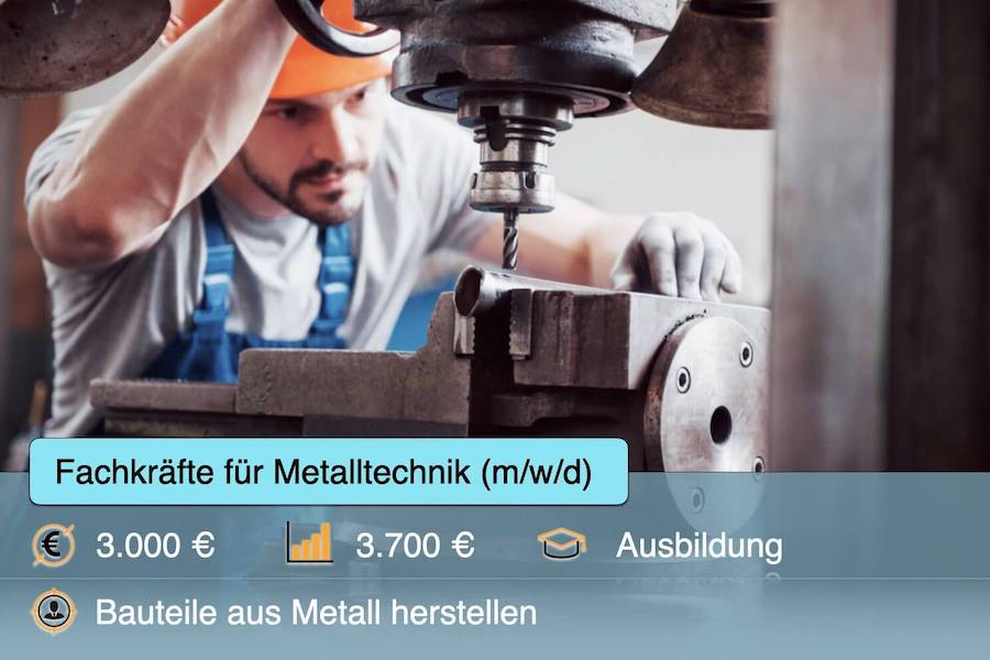 Fachkräfte für Metalltechnik