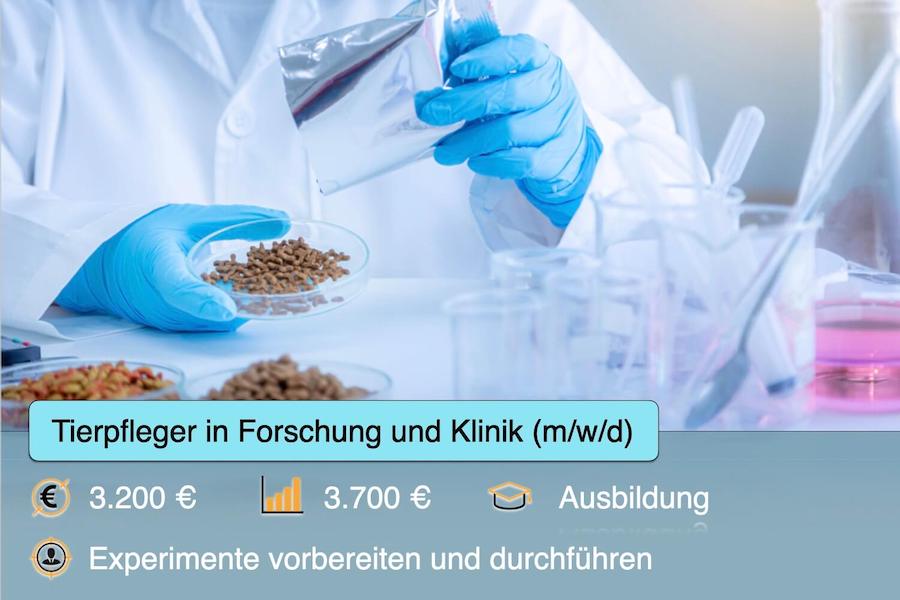 Tierpfleger in der Fachrichtung Forschung und Klinik