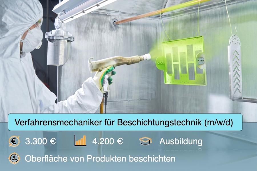 Verfahrensmechaniker für Beschichtungstechnik